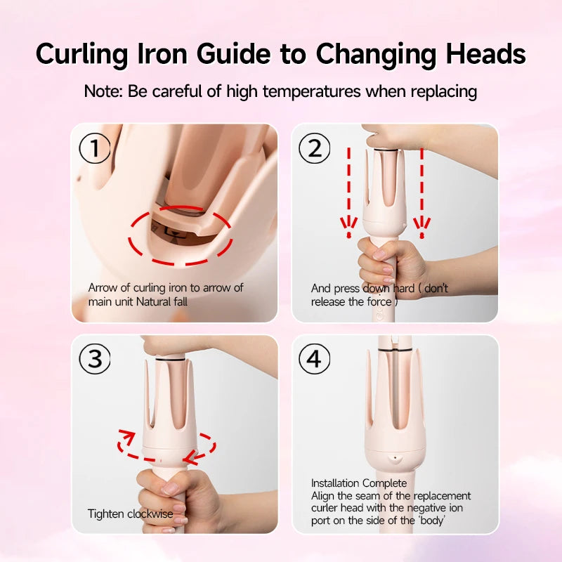 Automatic Hair Curler 32Mm Auto Rotating Ceramic Hair Roller Professional Curling Iron Stick 40Mm Curling Wand Hair Waver Gift